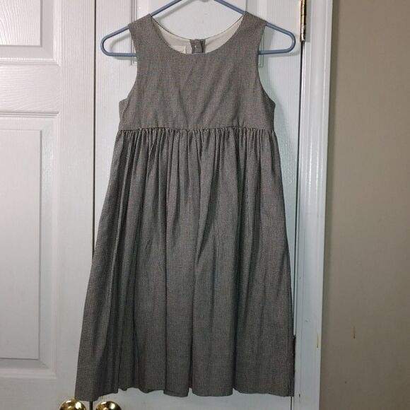 Strasburg black white houndstooth pattern dress Sz 7 - Picture 1 of 5